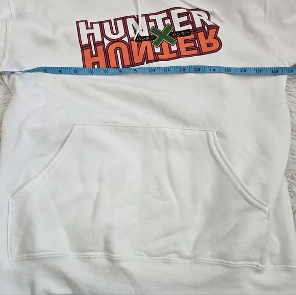 Hunter X Hunter Anime White Logo Hoodie Small - Picture 11 of 14